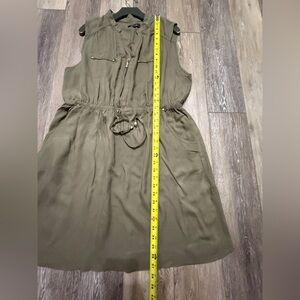 New Looks Olive green mini dress 2X (photo #1, #2 true color)
